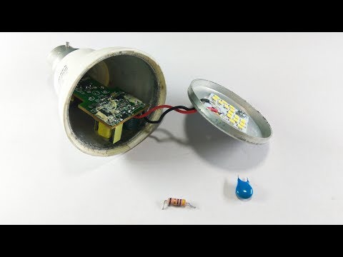 LED Bulb Repair ( Resistor and MOV )