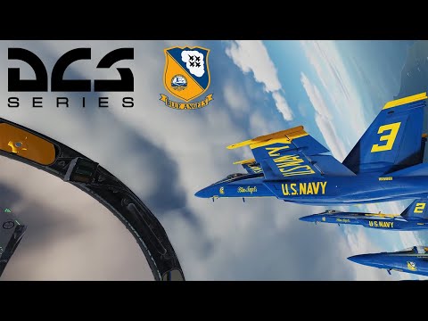 DCS World Blue Angels : Lead Solo #5 Helmet Cam with @aerospacehorizons  11/17/2024