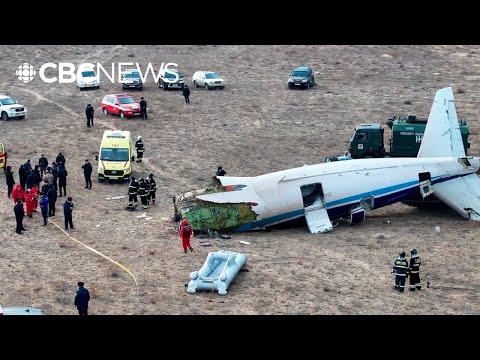 More than 30 presumed dead after Azerbaijan Airlines plane crash