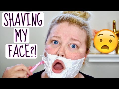 How I shave my face PERFECTLY!!