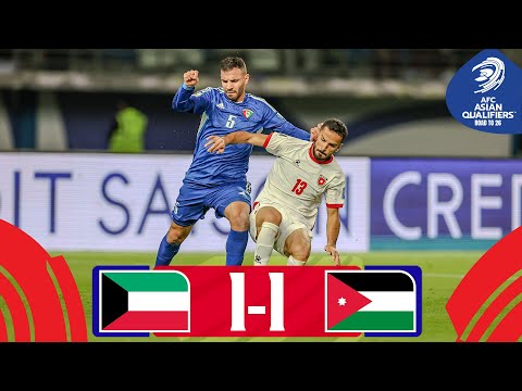 Long-range stunner salvages a draw! | Kuwait - Jordan | Highlights #AsianQualifiers - Road To 26