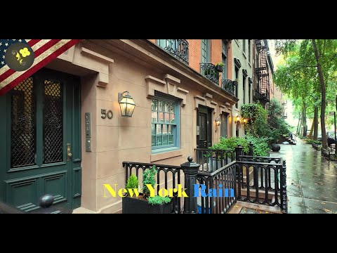 Rain In New York - Walking 4k Tour 🌧️☂️🗽