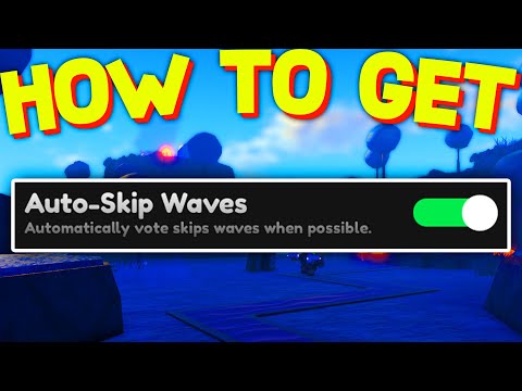 HOW TO AUTO SKIP WAVES in ANIME ADVENTURES! ROBLOX