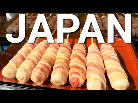 JAPANESE STREET FOOD, WOULD YOU TRY ANY OF THESE MOUTHWATERING FOODS? TOKYO UENO PARK STREET FOOD