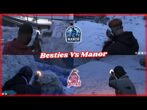 Besties Vs Manor Near Humane Labs After Cargo (Multi Pov) | NoPixel 4.0 GTARP