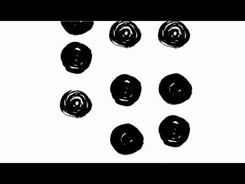 Baby Sensory | Black White High Contrast | Mozart Classical Music | Hand drawn doodle dots fun video