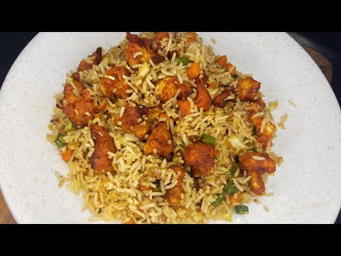 How to Make Gobi Fried Rice | Cauliflower fried Rice | Vegetable fried Rice Recipe