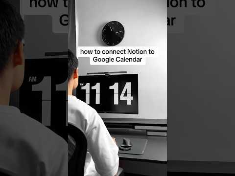 This is how I use Google Calendar and Notion together #notion #productivity #googlecalendar