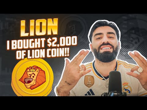 I BOUGHT $2,000 OF LION COIN AND THIS HAPPENED!! | IS THIS THE KING OF ALL MEMES IN 2024?!