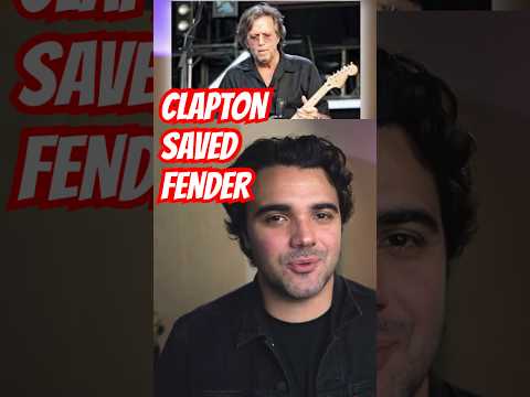 How Eric Clapton Saved Fender #guitar #ericclapton #fender