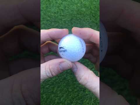 What’s inside a Slazenger Black Ice ❄️ golf ball? That outer is 🤩 #golf #viral #share #fyp #sub