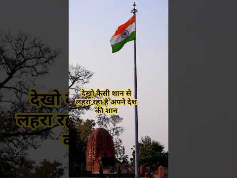 देखो कैसी शान से लहरा रहा है अपने देश की शान #tiranga #deshbhakti #indian