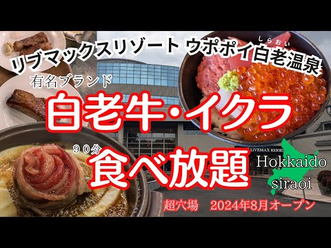 北海道温泉【絶品白老牛食べ放題】【リブマックスリゾート　ウポポイ白老温泉】