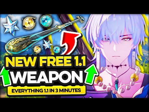 New Free Weapon & Events Wuthering Waves 1.1 in 3 Minutes Everything you need to Know