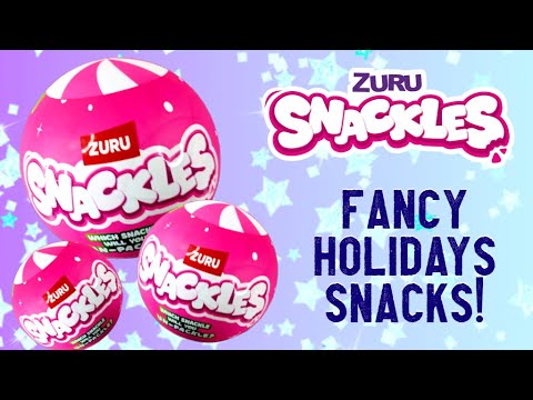 Fancy Holidays Snackles! | Snackles Series 3?  | Toy Unboxing and Review