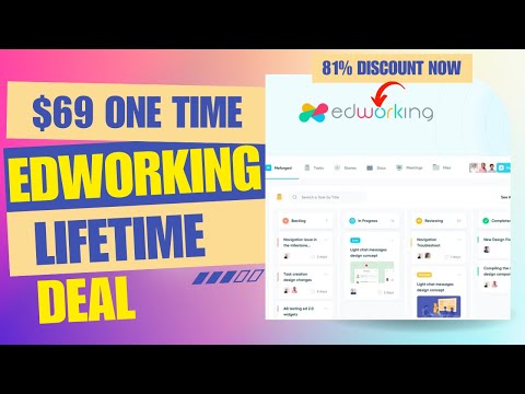 🔶💲🔶Edworking Lifetime Deal | Secret to Effortless Team Collaboration | $69 Lifetime Deal | 81% Now