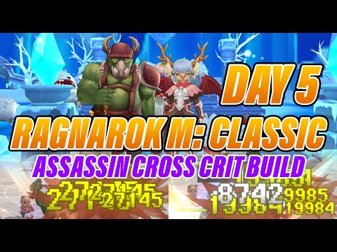 Ragnarok M: Classic [LIVE🔴] DAY 5 - ASSASSIN KATAR CRIT BUILD