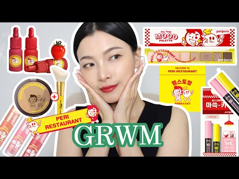 GRWM🍡 活動前的準備 一起用 PERIPERA X OTTOGI 聯名彩妝上妝｜Get ready with me｜夢露 MONROE