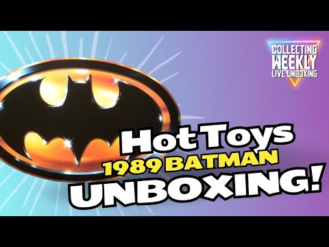 Collecting Weekly Live Unboxing | Hot Toys 1989 Batman & Batmobile with Fern!