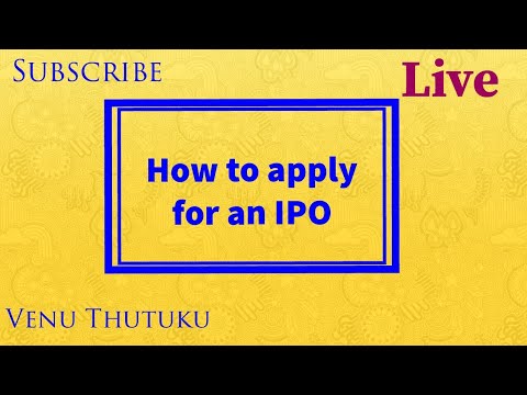 How to apply for an IPO easily