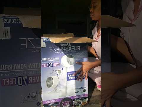 #unboxing my #new #outdoor #fan #asmr #satisfying #sounds #shark #summer #fun