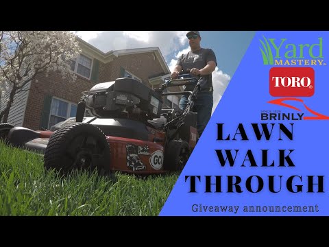 Lawn walk through / lawn renovation? / Giveaway announcement