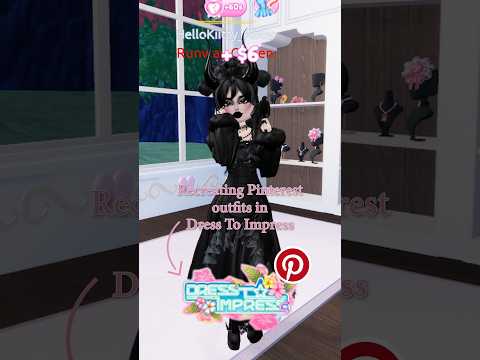 RECREATING PINTEREST OUTFITS IN DRESS TO IMPRESS #roblox #dresstoimpress #edit #viral #dti #trending