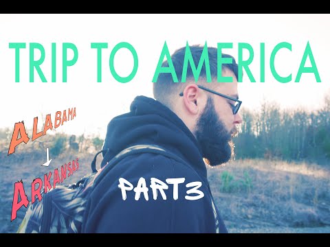 【アメリカ旅行】〜TRIP TO AMERICA 2018-2019〜アラバマ州からアーカンソー州へ約８時間のロングドライブ！