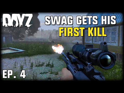 Swag gets a kill but can he cook his food to survive? - DayZ Ep. 4