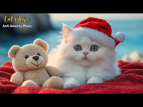 24 HOURS Relaxing Christmas Music for Cats 🎄 Soothing Music to Cat Sleep Better and Reduce Stress 🎶