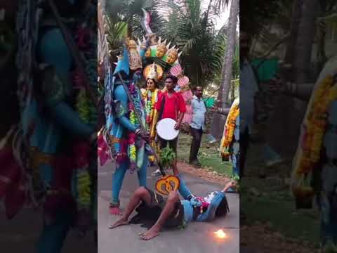 కాళికామాత నృత్యం# శక్తి వేషాలు #traditional dance#devotional#garagalu#trending #ytshorts #ytvideo