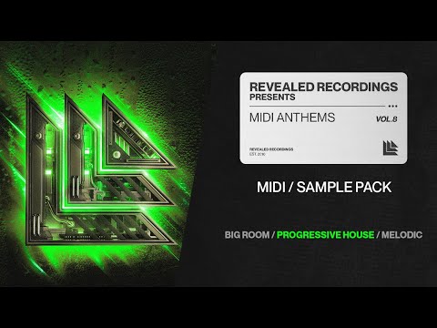 MIDI Anthems Vol. 8 (MIDI/Loops) Big Room, Progressive House, Festival, Mainstage | Revealed