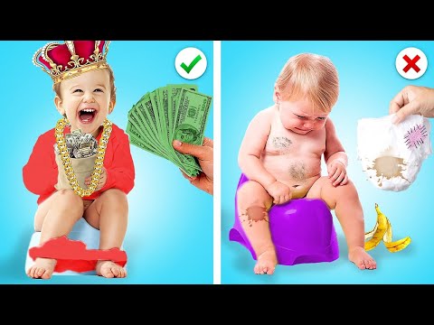 Rich vs Poor: Switched at Birth 🍼 Hilarious Parenting Moments! By ChaCha