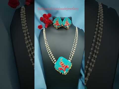 handmade jewellery#beautiful#fabricjewellery#jewellery for you , sakhisaheli handmade jewellery,