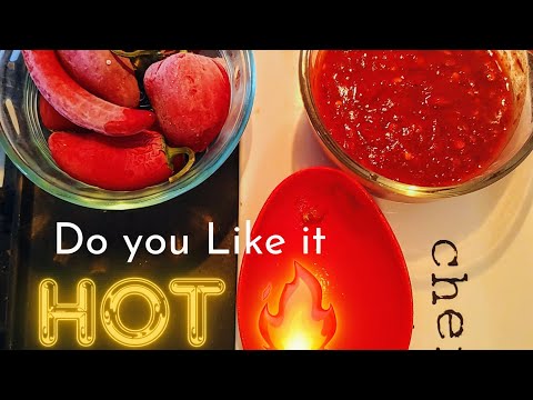 Do you like it Hot?🔥Shatta Middle Eastern Hot Sauce🌶️Vegan Heat #hotsauce #veganrecipes