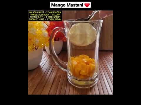 #shorts Mango Mastani | Summer Drinks | #mangomastani #summerdrinks #viral #fyp #YTshorts ❤️