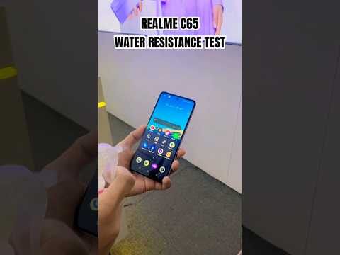 REALME C65 Water Resistance Test  #realme #realmec65 #smartphone #realmeph #tech