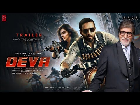 DEVA Trailer | Shahid Kapoor | Pooja Hegde | DEVA Movie Trailer | DEVA Release Trailer | 2024