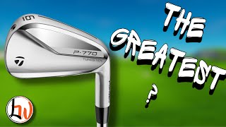 TAYLORMADE'S GREATEST IRON!? - P770 IRON REVIEW