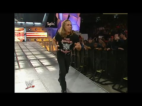 Just another Sweet Chin Music in Triple H's face - RAW 05 January 2004