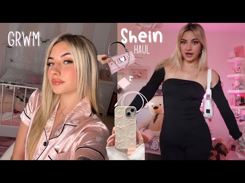 🤍un día conmigo {arréglate conmigo, girly haul de Shein, movie night, skincare routine…}