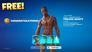 How to Get the TRAVIS SCOTT Skin for FREE in Fortnite 2025!