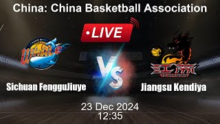 🔴 LIVE: Sichuan FengguJiuye vs Jiangsu Kendiya - Live Basketball Score