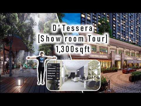 【Showroom Tour】D'Tessera@Damansara Central Park_1,300sqft【4R+1B】