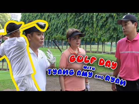 Golf day with Tyang Amy and Ryan Bang