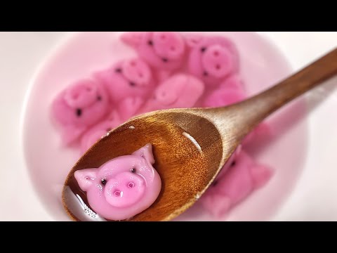 Making Cute Piggy Glutinous Rice Balls (Tang Yuan) | Happy Winter Solstice