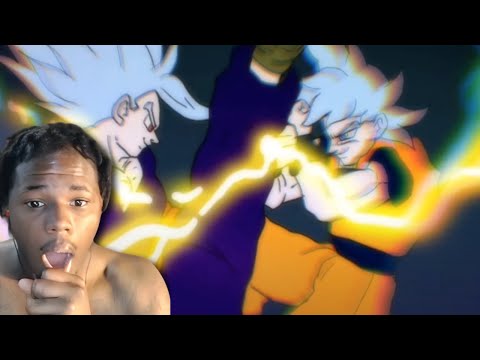 QUAN2FAMOUS1 REACTS TO ULTRA INSTINCT GOKU VS BEAST GOHAN ANIMATION REACTION