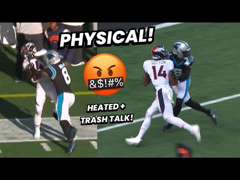 Jaycee Horn Vs Courtland Sutton GOT PERSONAL! 🤬 (WR vs CB) 2022 Broncos Vs Panthers highlights