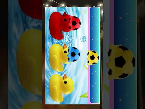 Learn colors with Five Little Ducks |  Nursery Rhymes & Kids Songs#short