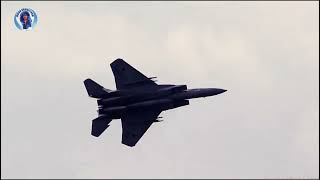 Japan's McDonnell Douglas F15J Kai Eagle Aerobatics Action